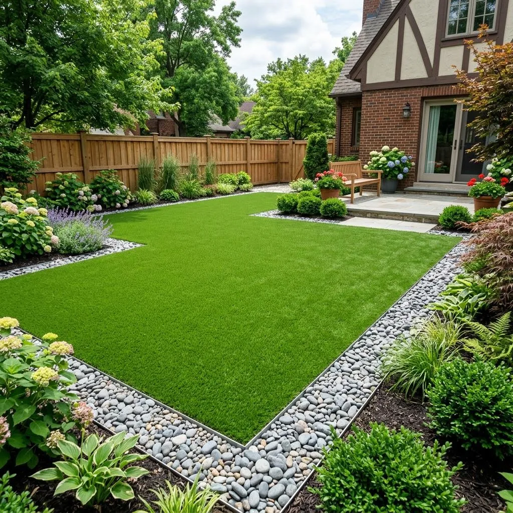 Artificial lawn replacement