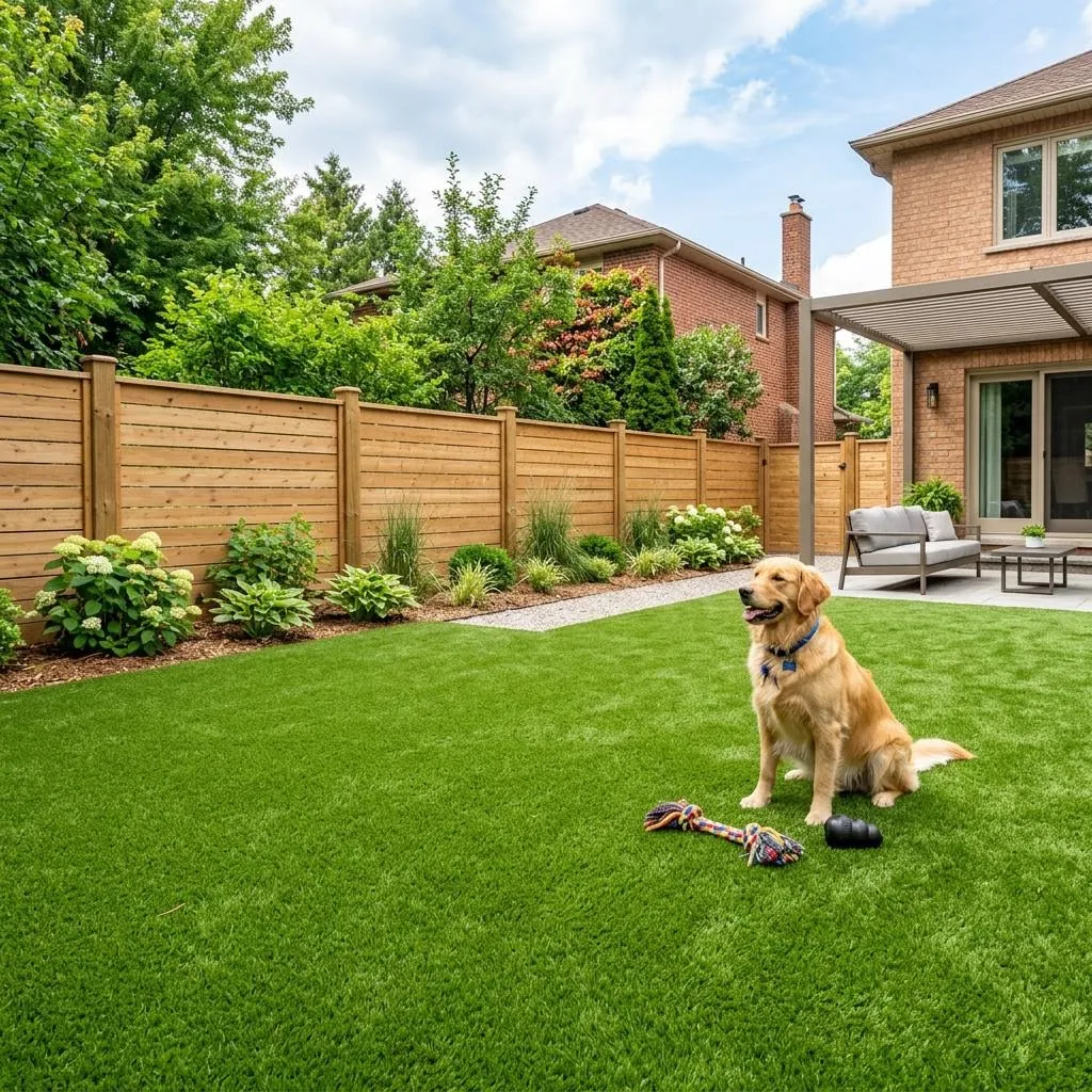 Pet turf installation for dogs
